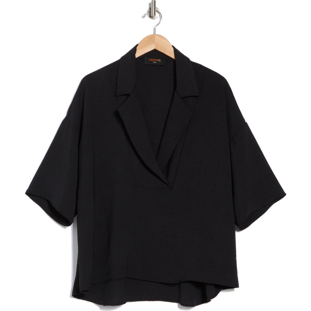 RENEE C RENEE C OVERSIZE ELBOW LENGTH SLEEVE TOP