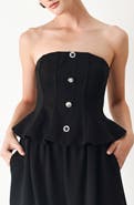 FREEMARKET Peplum Tube Top