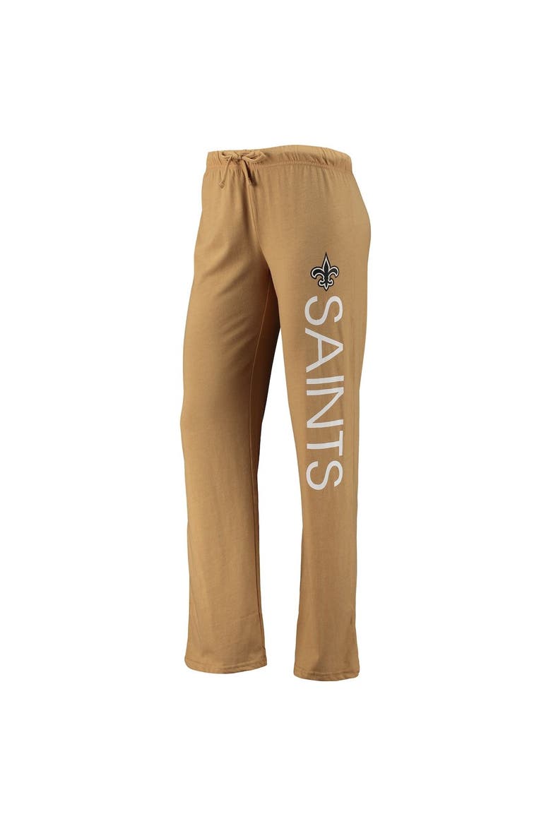 Women's Concepts Sport Black New Orleans Saints Muscle Tank Top & Pants Sleep Set, Alternate, color, Black
