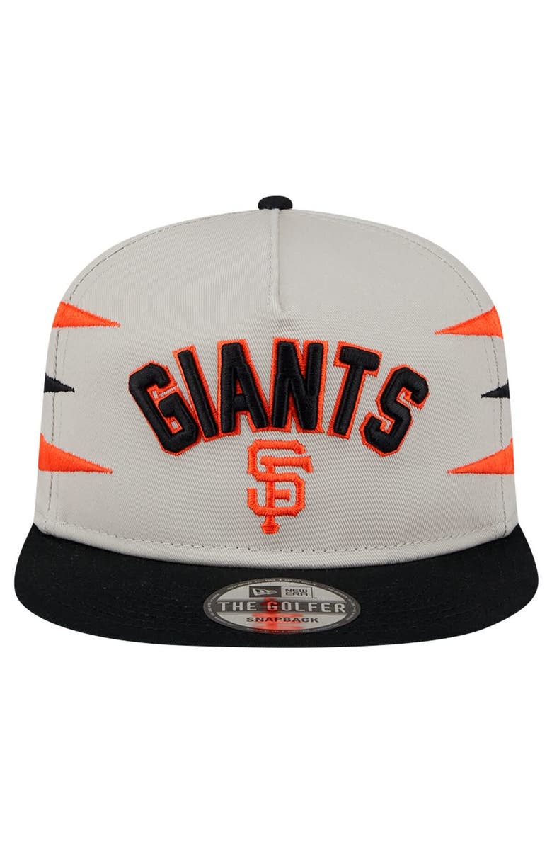 New Era Men's New Era Cream San Francisco Giants Iron Golfer Snapback Hat, Alternate, color, Cream