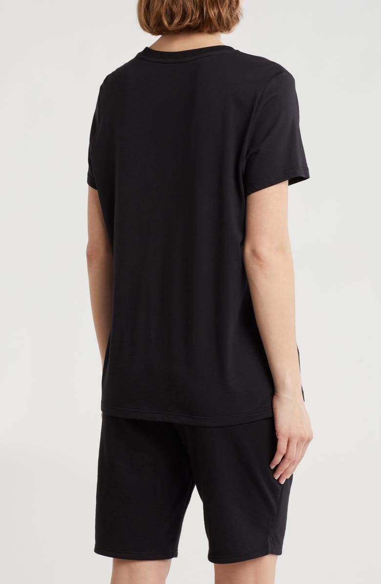 DKNY Tonal Logo Cotton & Modal Graphic T-Shirt, Alternate, color, 