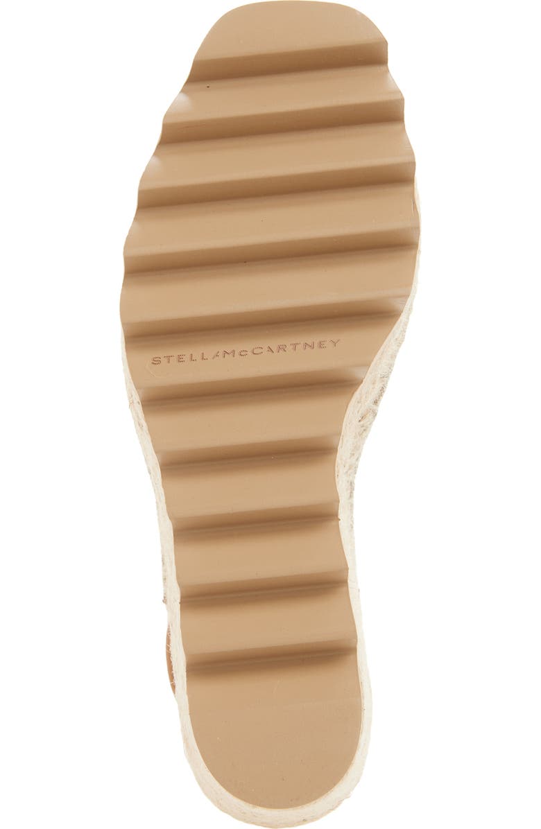 Stella McCartney Gaia Espadrille Wedge Slingback Pump, Alternate, color, Ecru