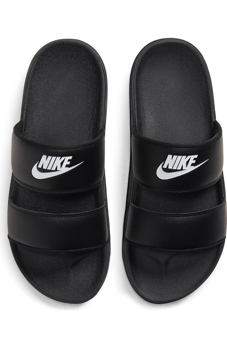 Nike Offcourt Duo Strap Slide Sandal, Main, color, 001 Black/White