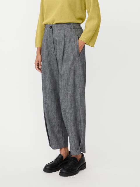 Punna Cropped Button Fastening Pants