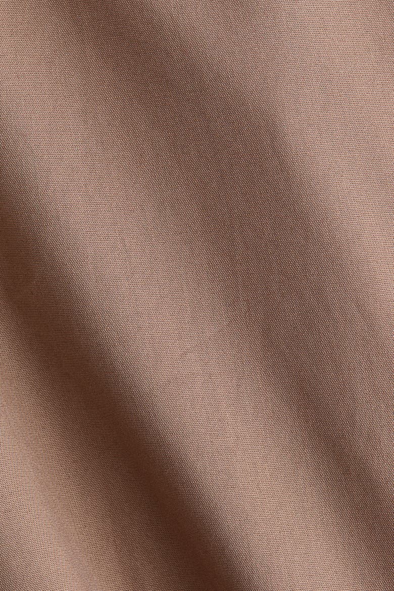 Poplin Peplum Shirt, Alternate, color, Taupe