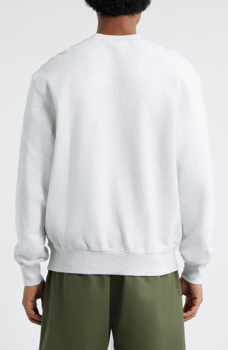 Carhartt Work In Progress Clover Embroidered Sweatshirt, Alternate, color, Ash Heather