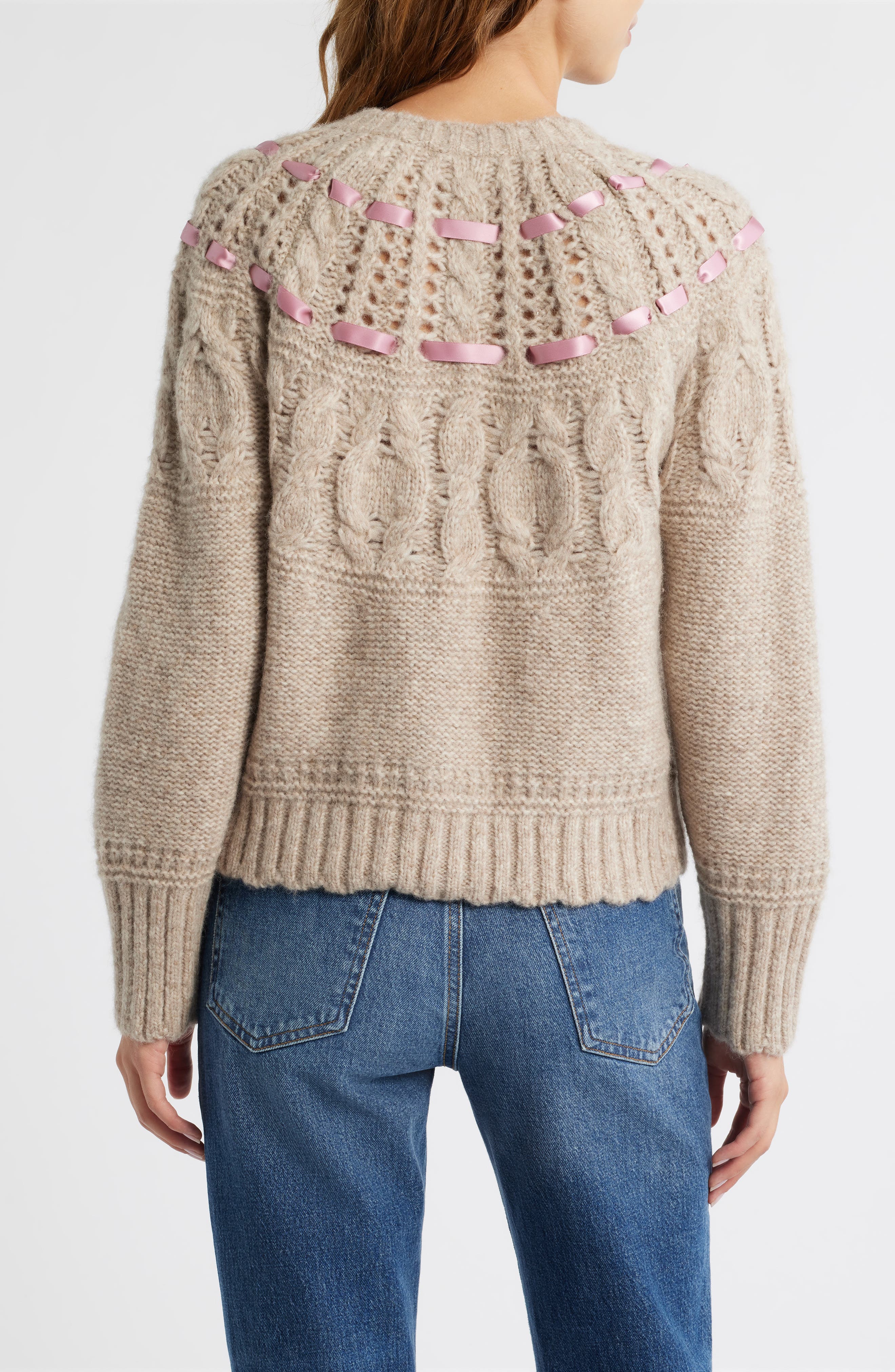 Clementian Alpaca & Wool Blend Cardigan - image 2