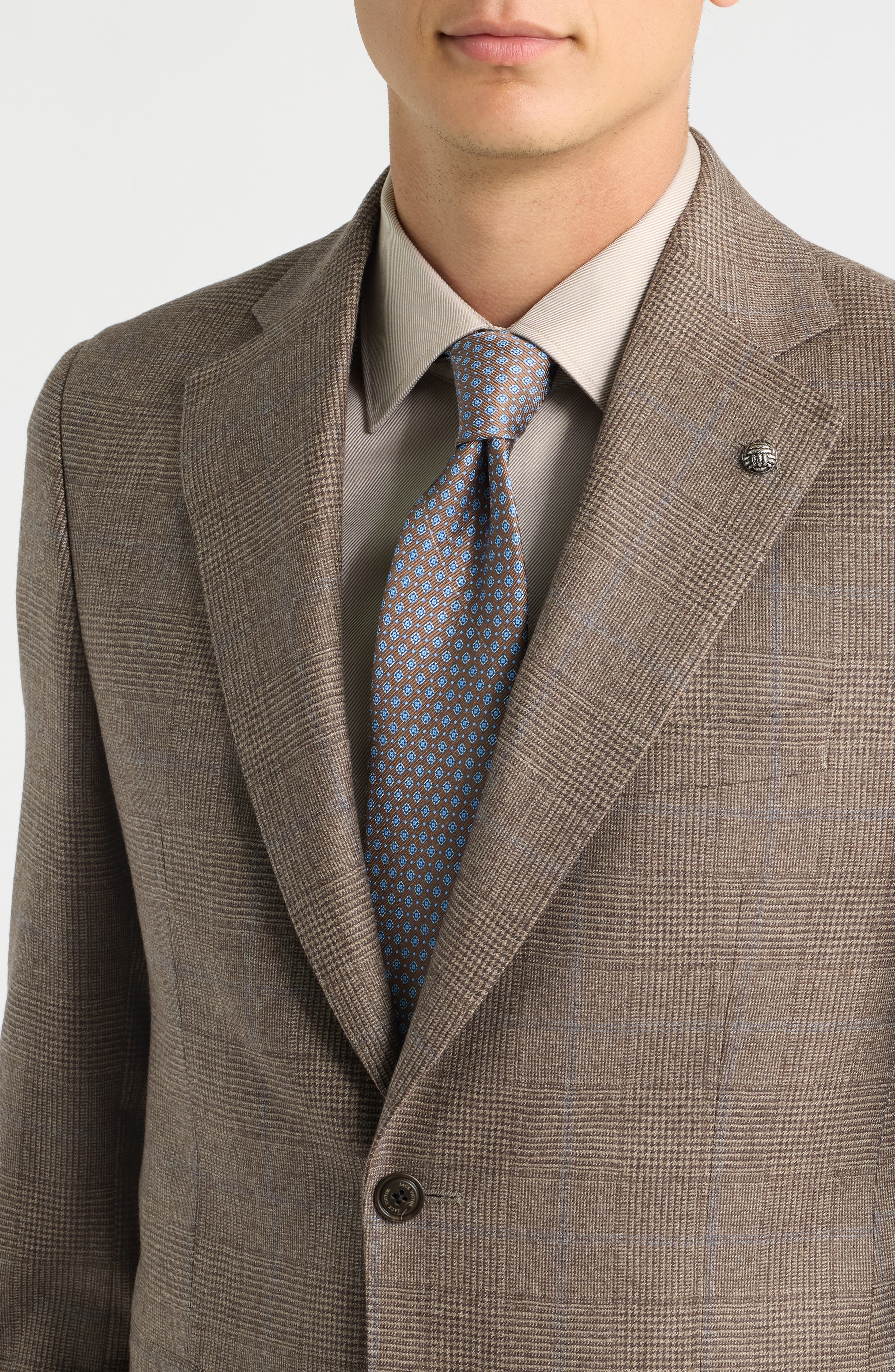 Jack Victor Mason Plaid Wool Suit (Men) | Nordstrom