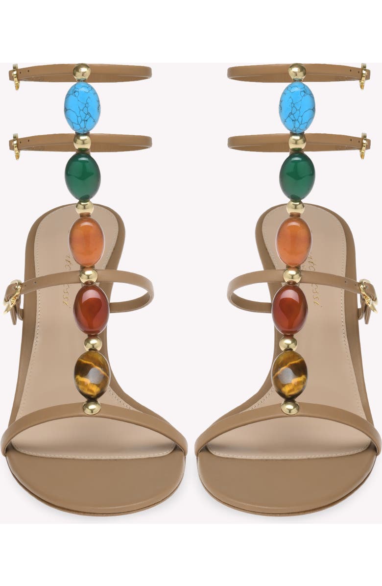 Gianvito Rossi Shanti 70 Sandal, Alternate, color, Brown Nappa