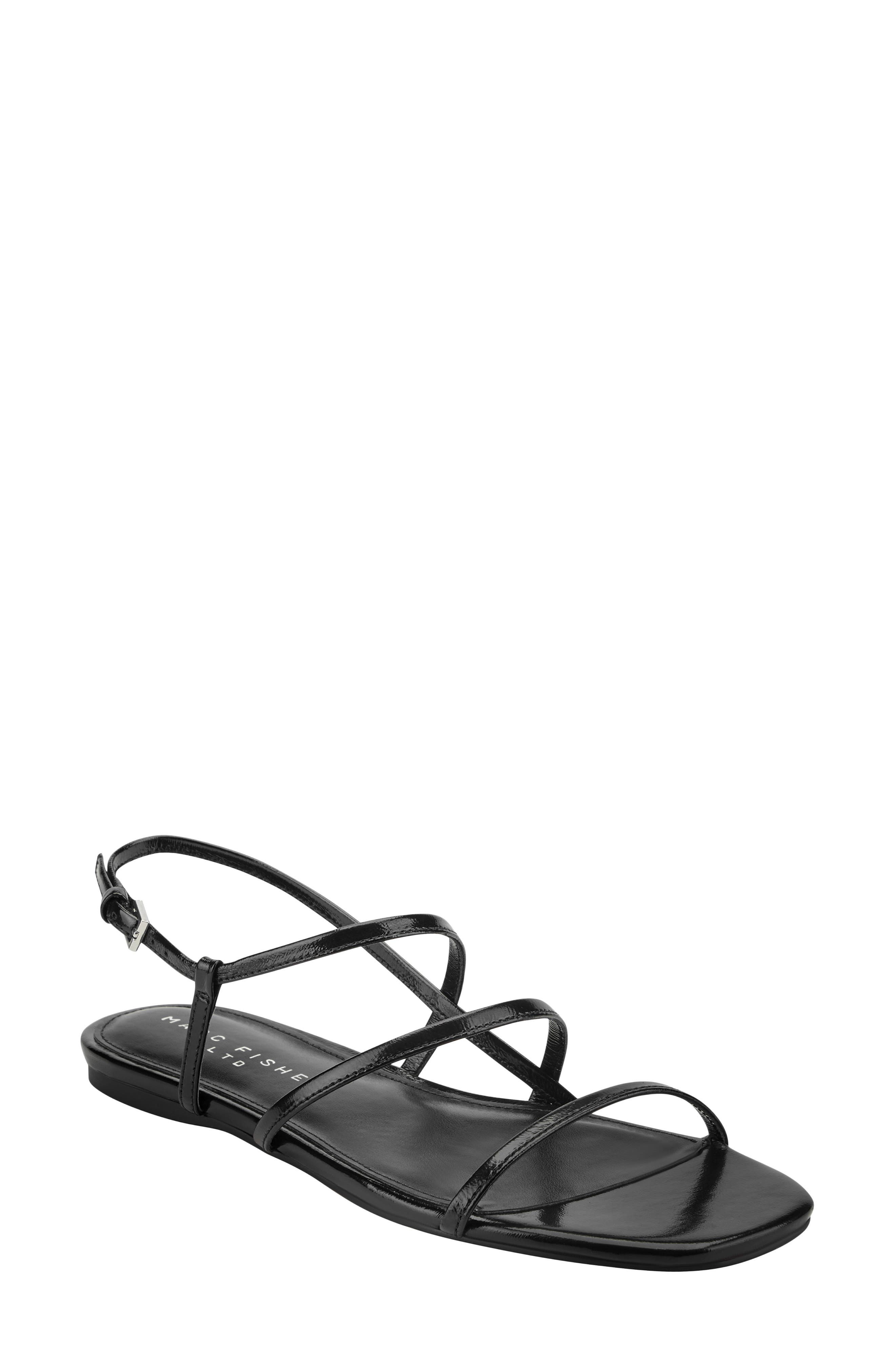 Marc Fisher LTD Elysha Slingback Sandal, Main, color, Black