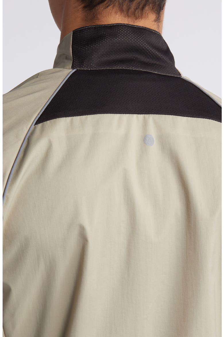 Nylon Shell Hybrid Jacket, Alternate, color, TAN ALUMINUM