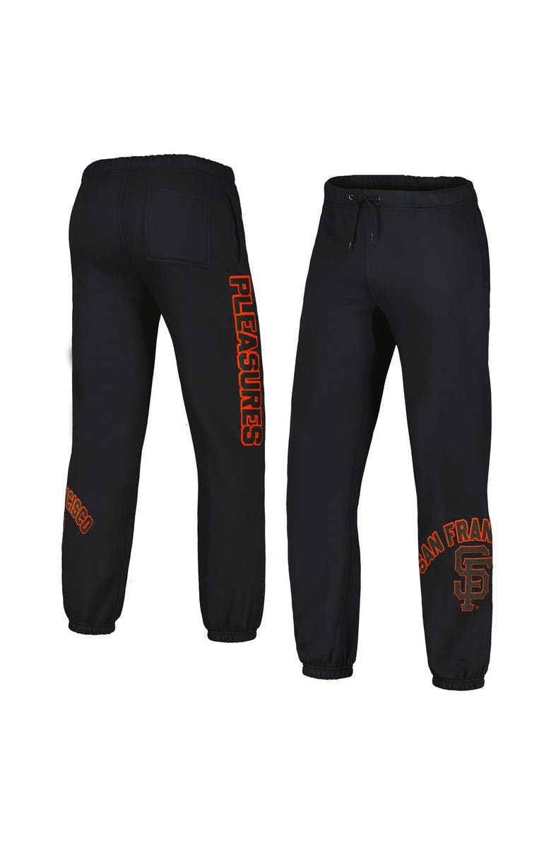PLEASURES Men's PLEASURES Black San Francisco Giants Opening Day Sweatpants, Alternate, color, Black