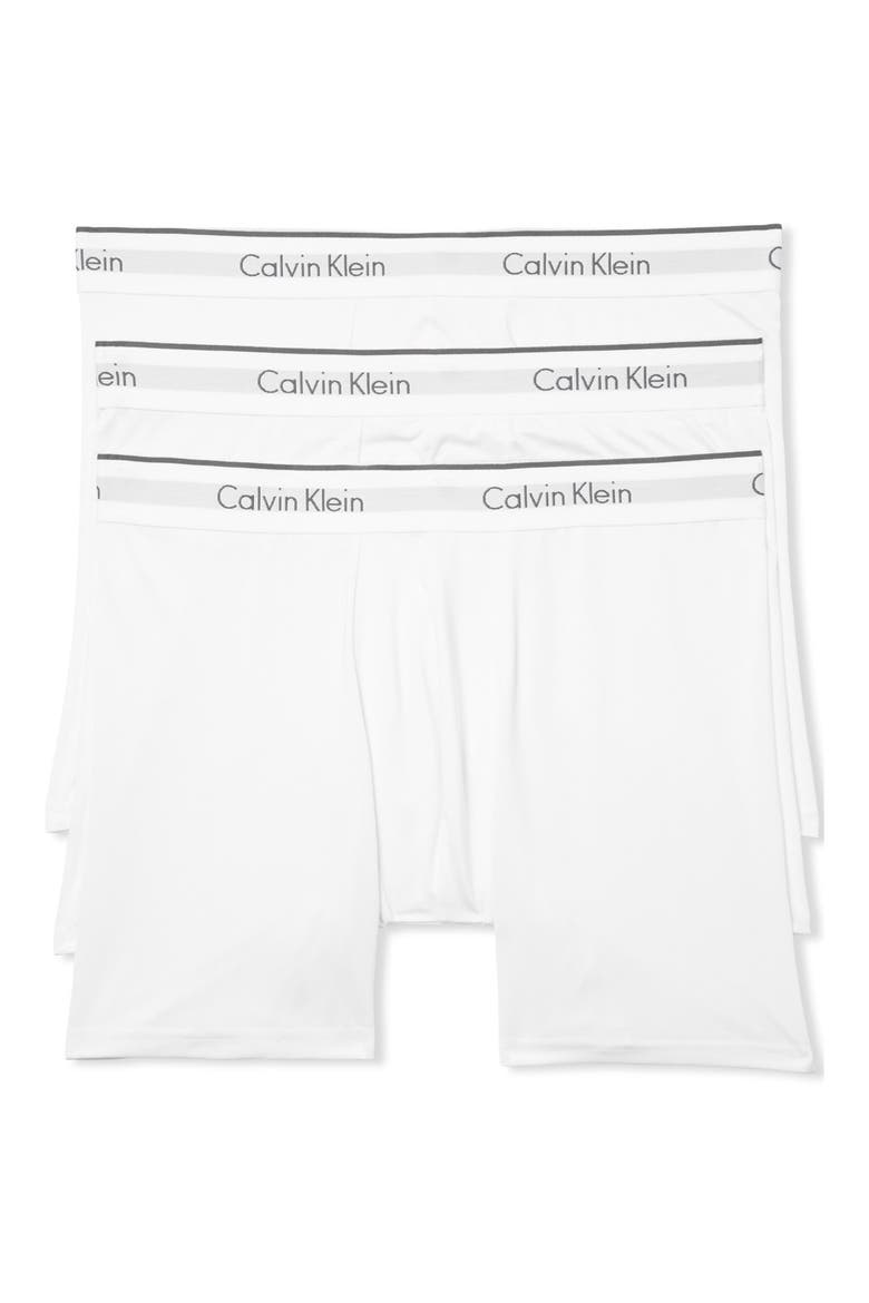 3-Pack Micro Stretch Boxer Briefs, Main, color, WHITE
