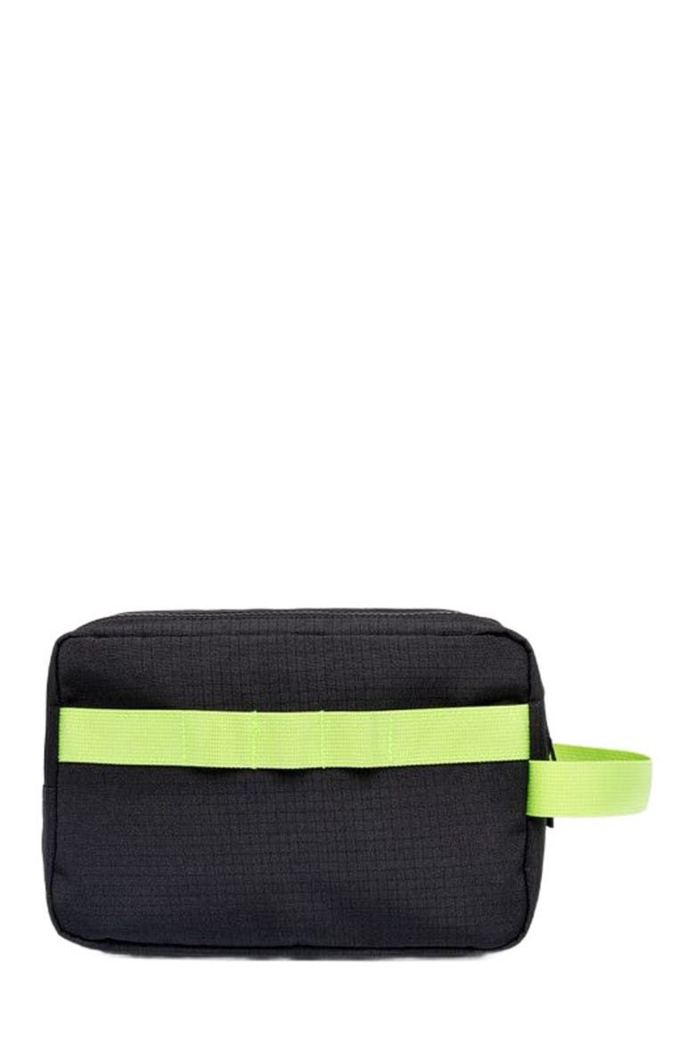 Kei Double Washbag, Main, color, BLACK