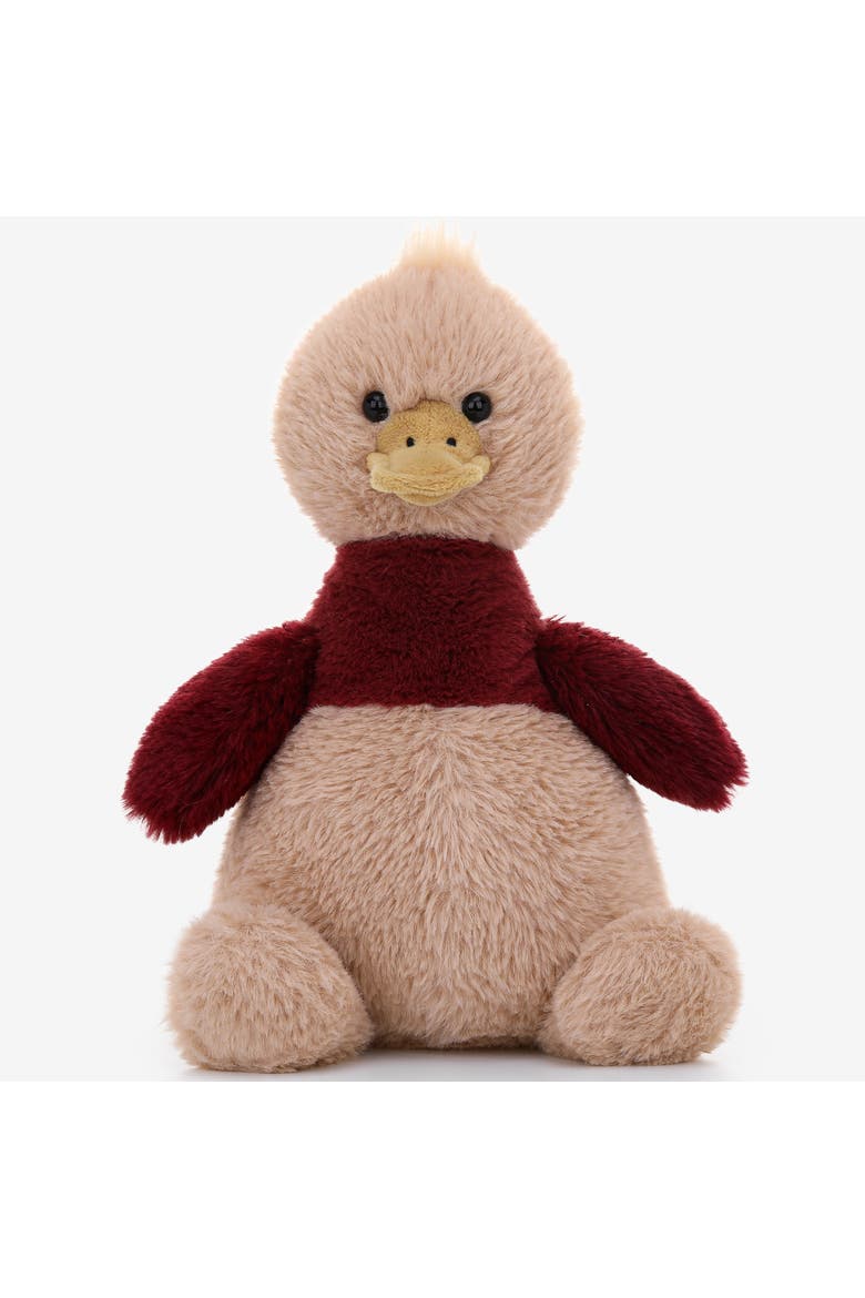 Bordeaux Duck 9.8in Plush, Main, color, Multicolored