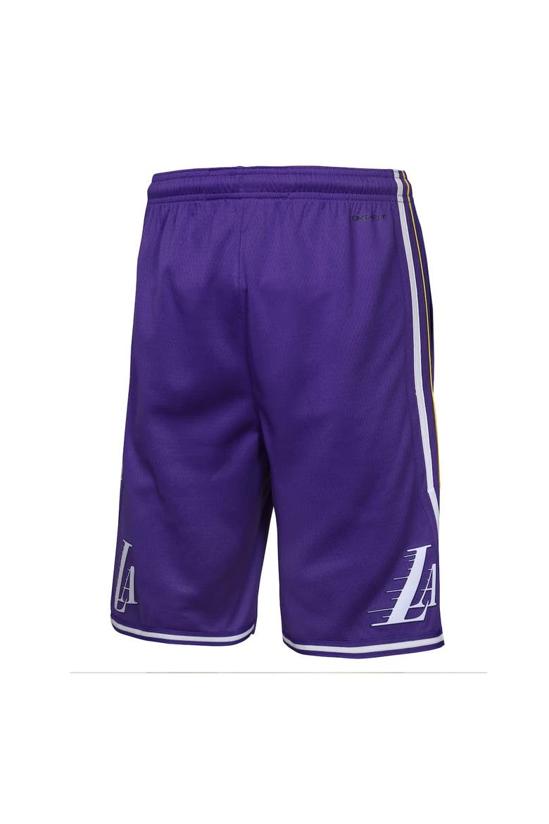 Youth Jordan Brand Purple Los Angeles Lakers Statement Edition Swingman Dri-FIT Shorts, Alternate, color, Purple