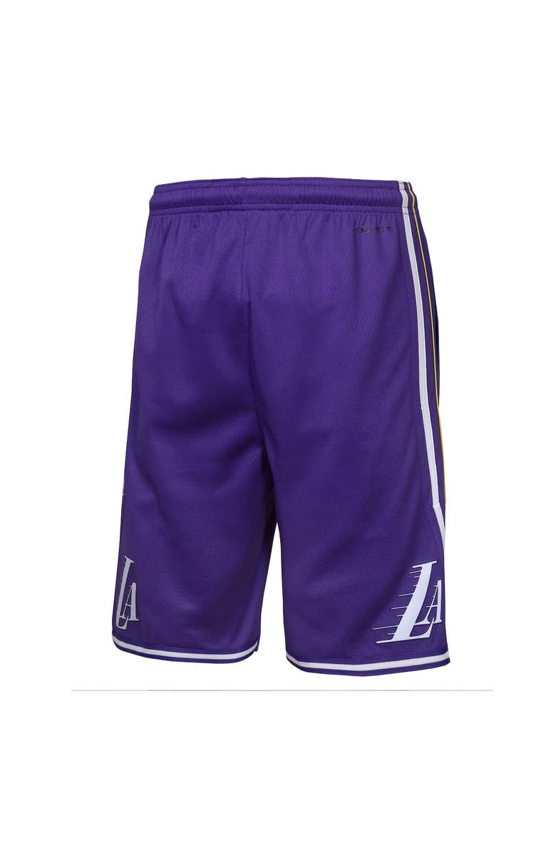 Jordan Brand Youth Jordan Brand Purple Los Angeles Lakers Statement Edition Swingman Dri-FIT Shorts, Alternate, color, Purple