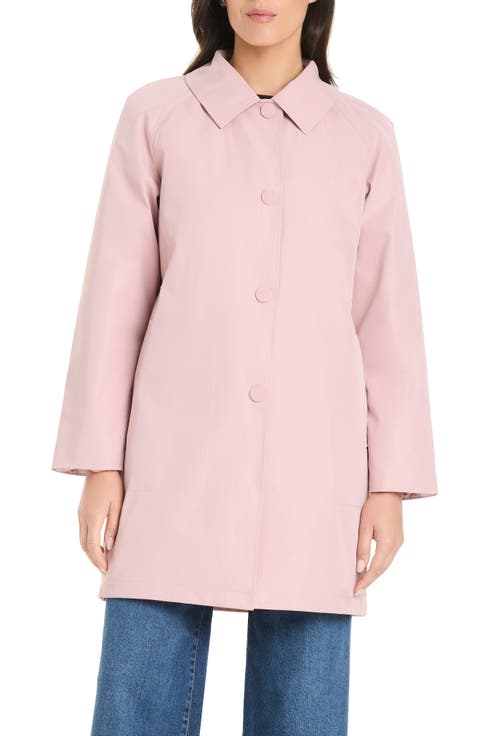 Hooded A-Line Trench Coat