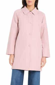 Hooded A-Line Trench Coat