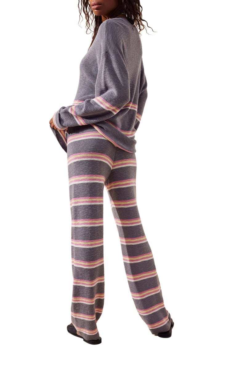 Free People Mariner Stripe Sweater & Pants Set, Alternate, color,