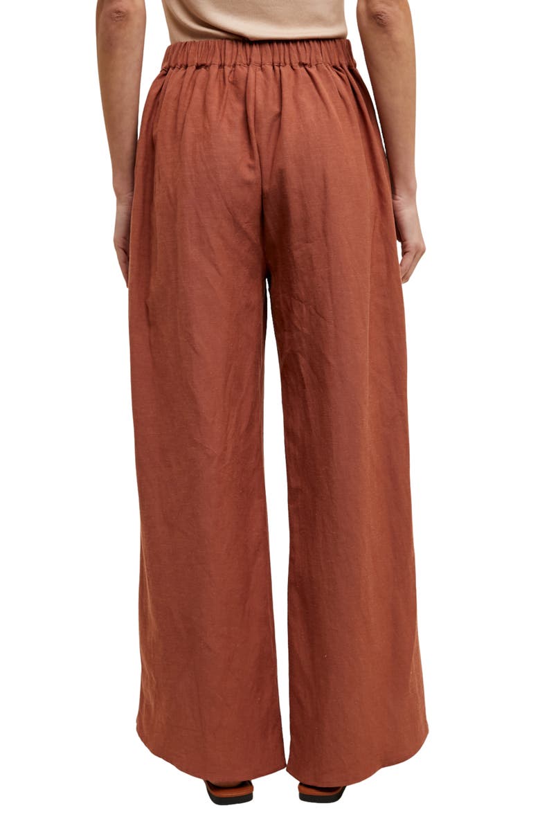 WISHLIST Tulip Leg Pants, Alternate, color, Rust