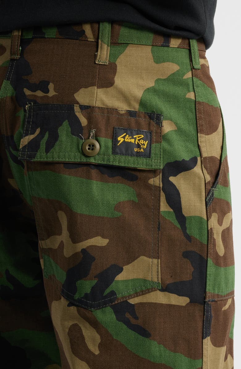 STAN RAY 1100 OG Loose Fit Camouflage Cotton Fatigue Pants, Alternate, color, 