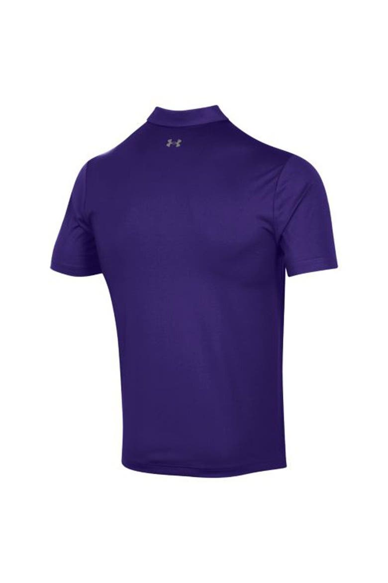 Men's Under Armour Purple 3M Open T2 Green Polo, Alternate, color, Purple