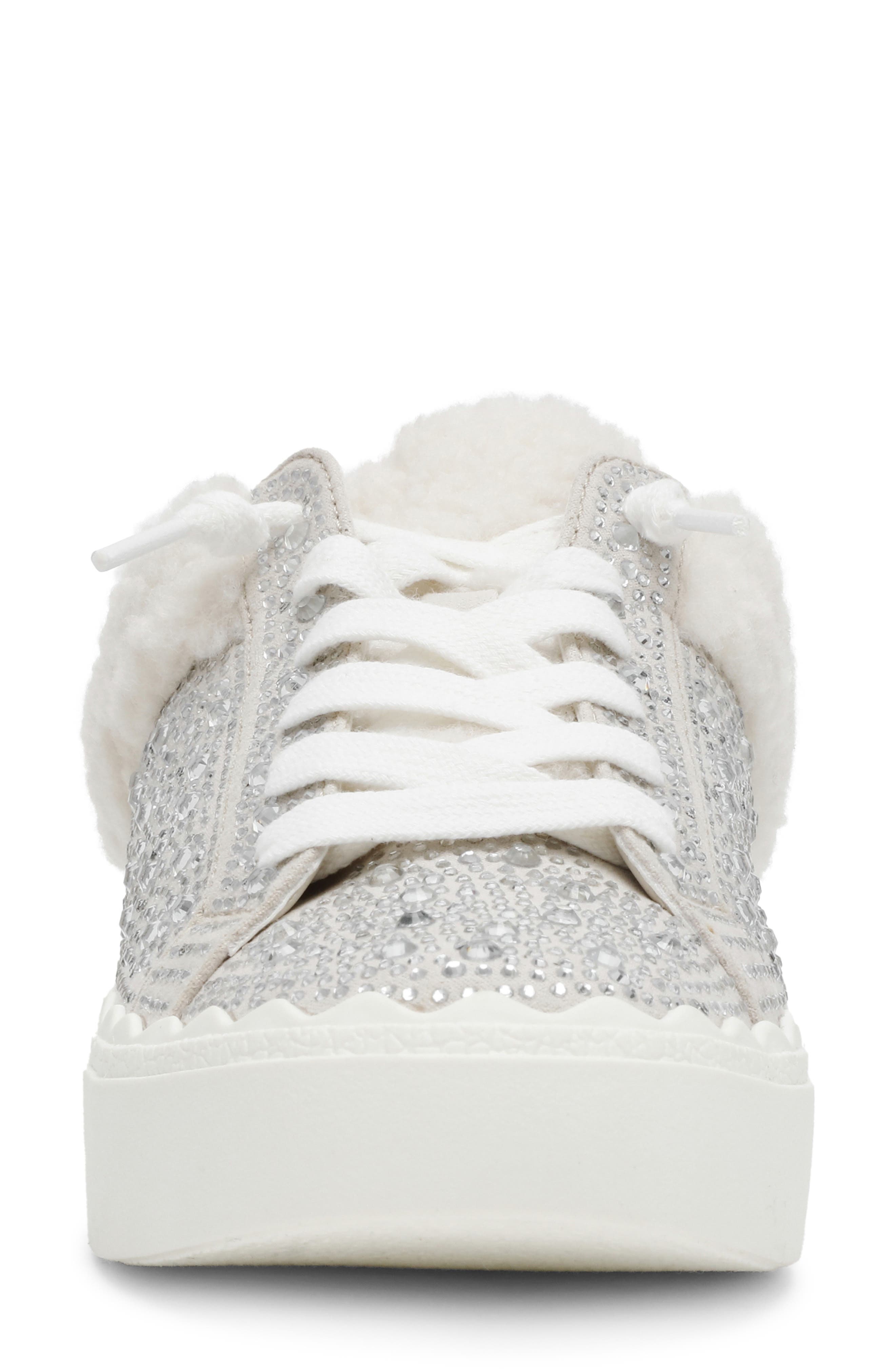 Anne Klein Courage Faux Shearling Sneaker Mule, Alternate, color, 