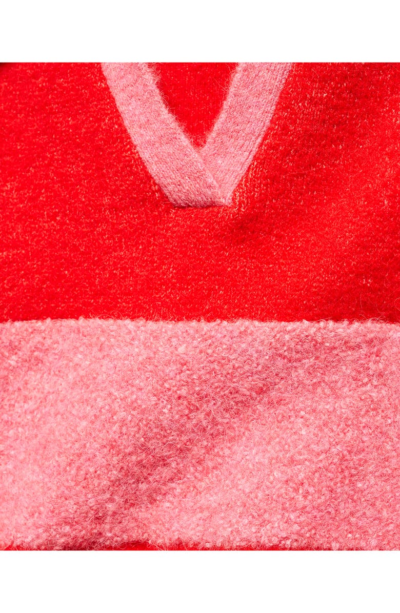 MANGO Contrast Stripe Polo Sweater, Alternate, color,