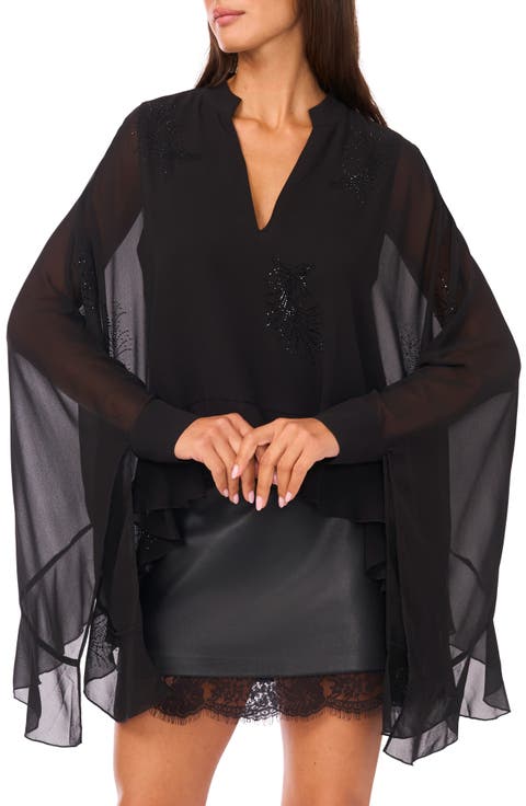 Rhinestone Long Sleeve Top