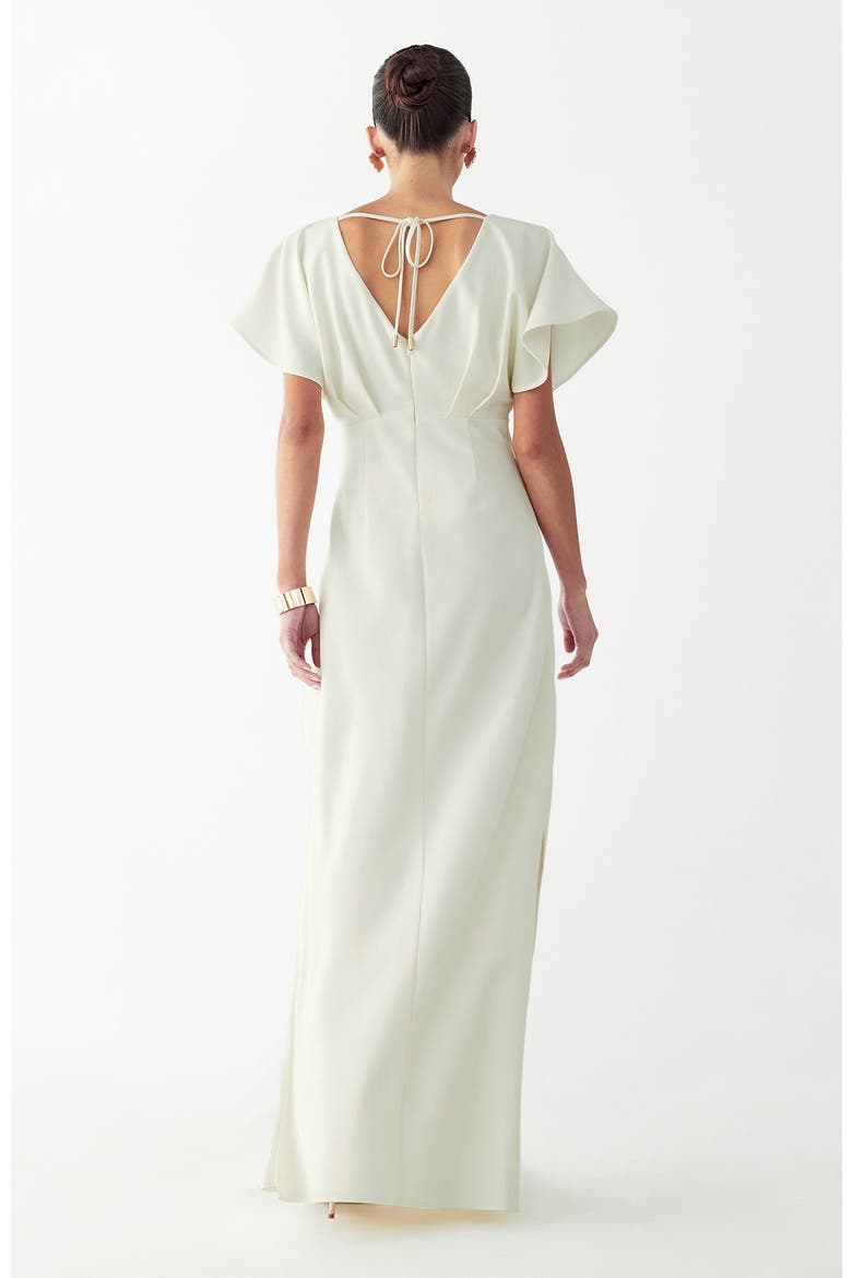aura jersey maxi dress Banana Republic Burgundy Purple Aura Jersey Maxi Dress