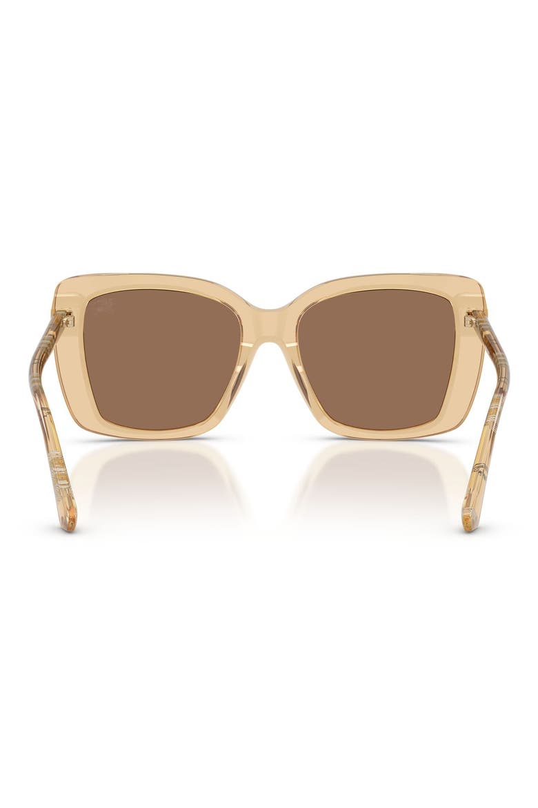 54mm Square Sunglasses, Alternate, color, BEIGE