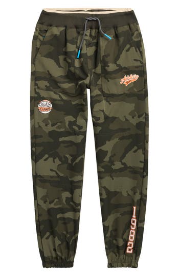 Sovereign Code Kids' Jaron Varsity Joggers In Green