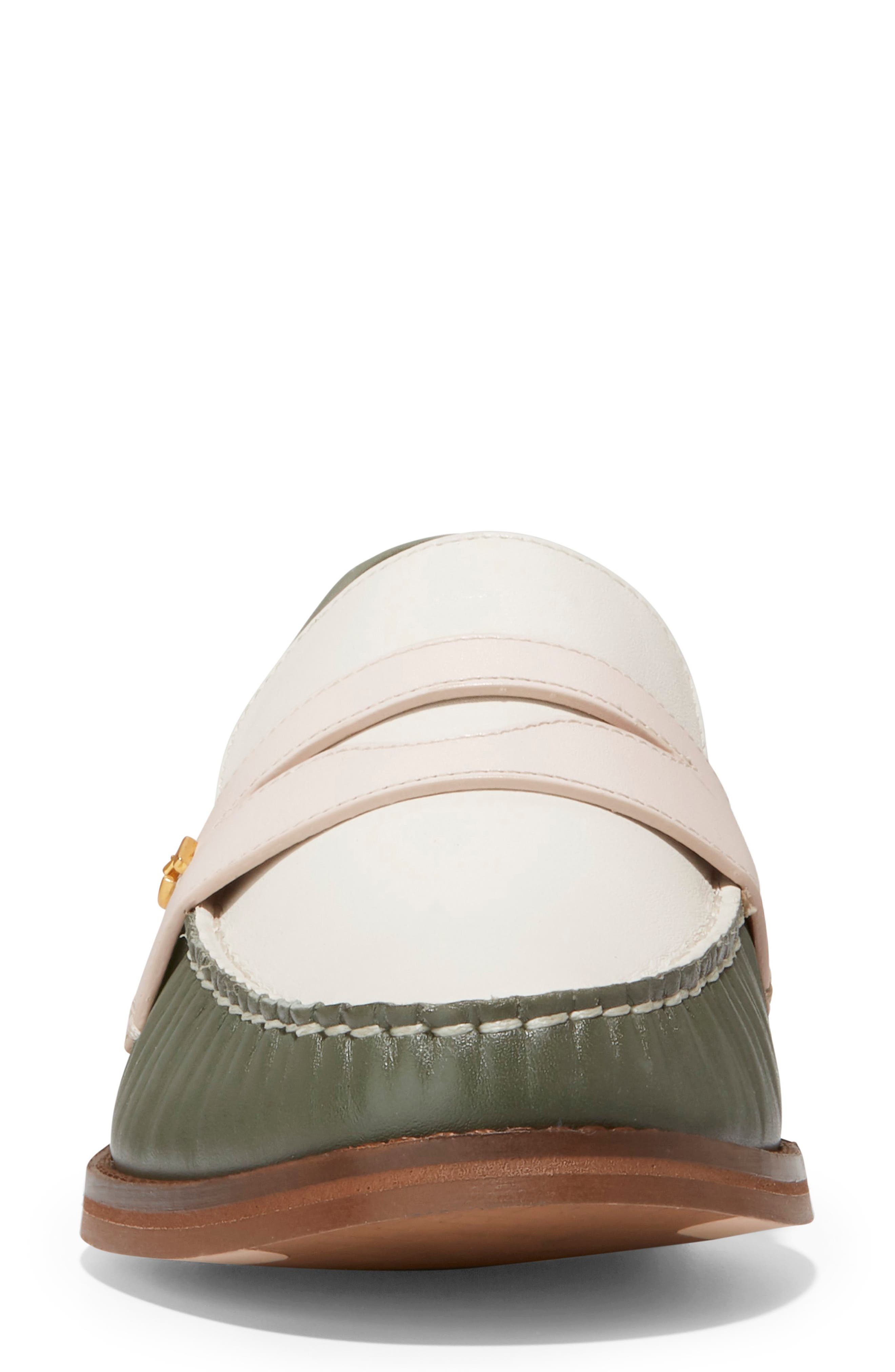 Lux Pinch Penny Loafer, Alternate, color, TEA LEAF LEATHER