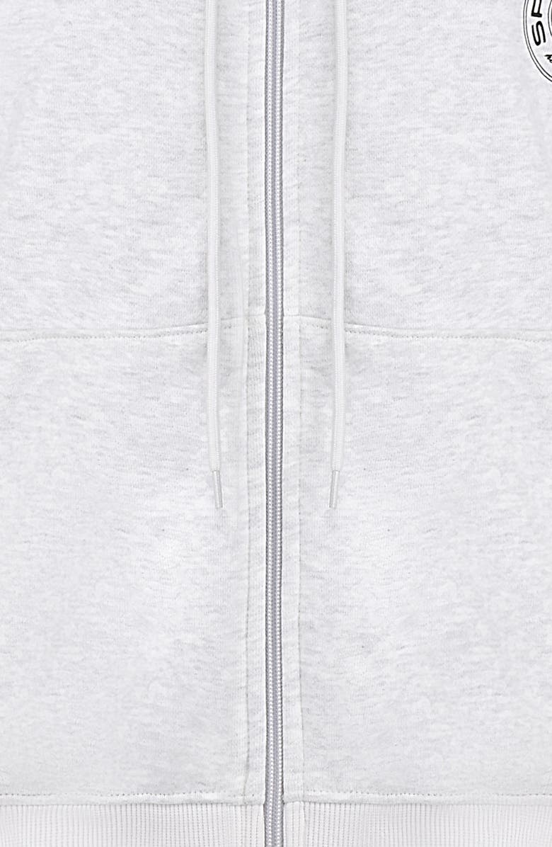 HOUSE OF CB Mirage Cotton Blend Hoodie, Alternate, color, Light Grey Marl