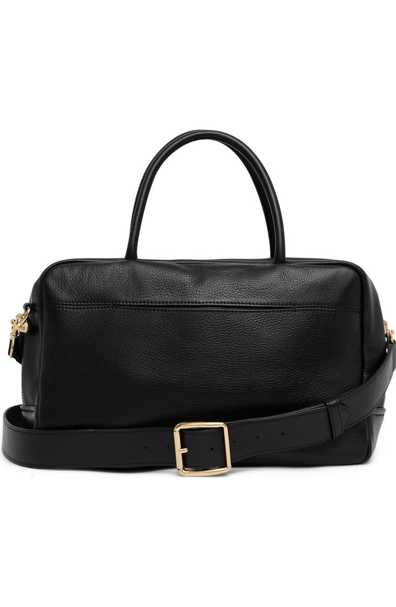 AIMEE Ritual Leather Satchel, Alternate, color, Black