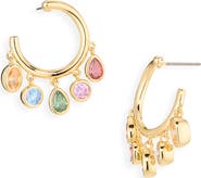 Swarovski Imber Mixed Cut Cubic Zirconia Hoop Earrings