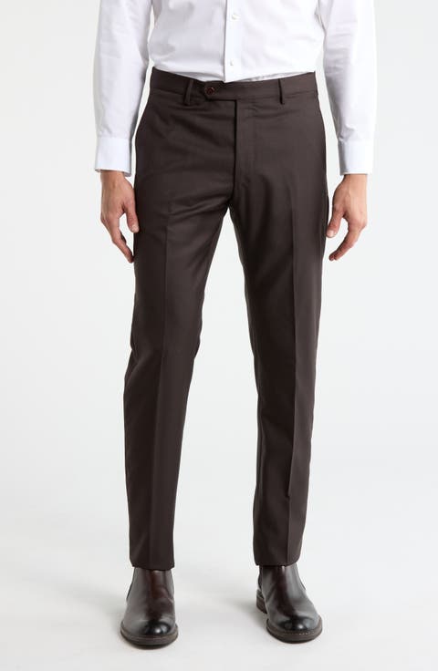 Noah Classic Serge Wool Straight Leg Pants (Regular & Big)