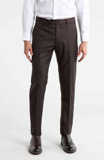 Zanella Noah Classic Serge Wool Straight Leg Pants