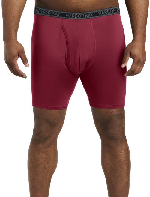 HARBOR BAY BY DXL HARBOR BAY BY DXL BIG & TALL PERFORMANCE SOLID BOXER BRIEF