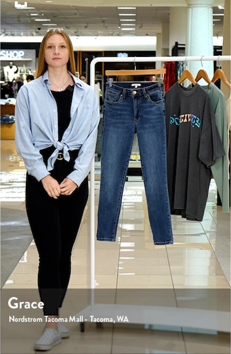 Ellie High Waist Ankle Skinny Jeans, sales video thumbnail