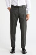 Zanella Noah Classic Serge Wool Straight Leg Pants