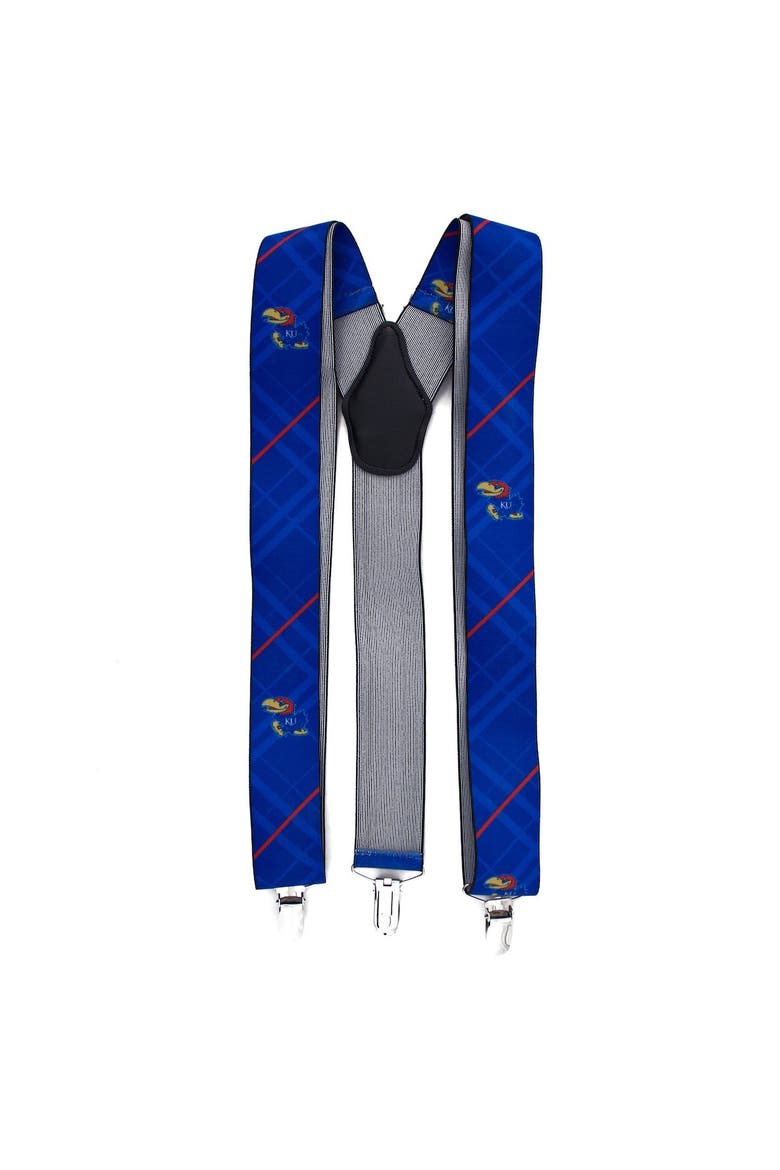 Men's Blue Kansas Jayhawks Suspenders, Alternate, color, Blue
