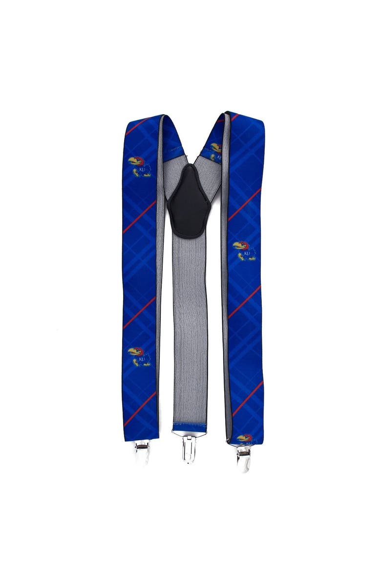EAGLES WINGS Men's Blue Kansas Jayhawks Suspenders, Alternate, color, Blue