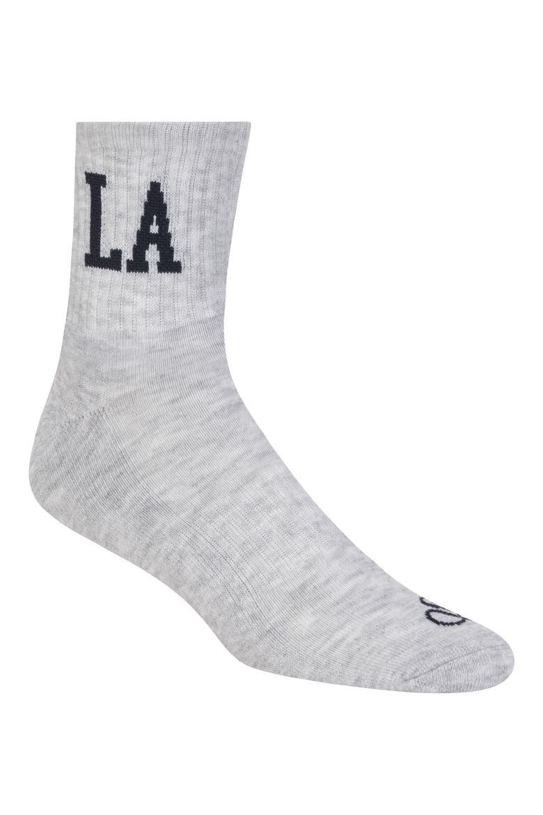 6-Pack Assorted Terry Quarter Crew Socks, Alternate, color, IVORY