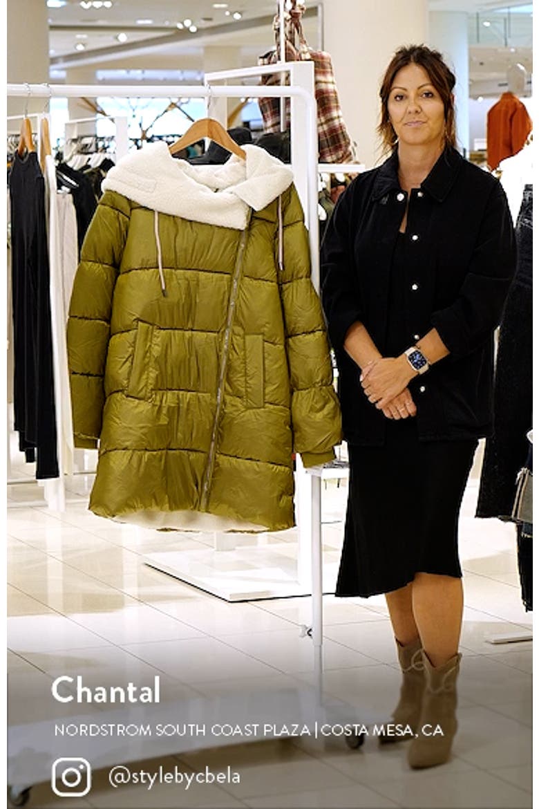 Faux Fur Lined Water Resistant Puffer Jacket video