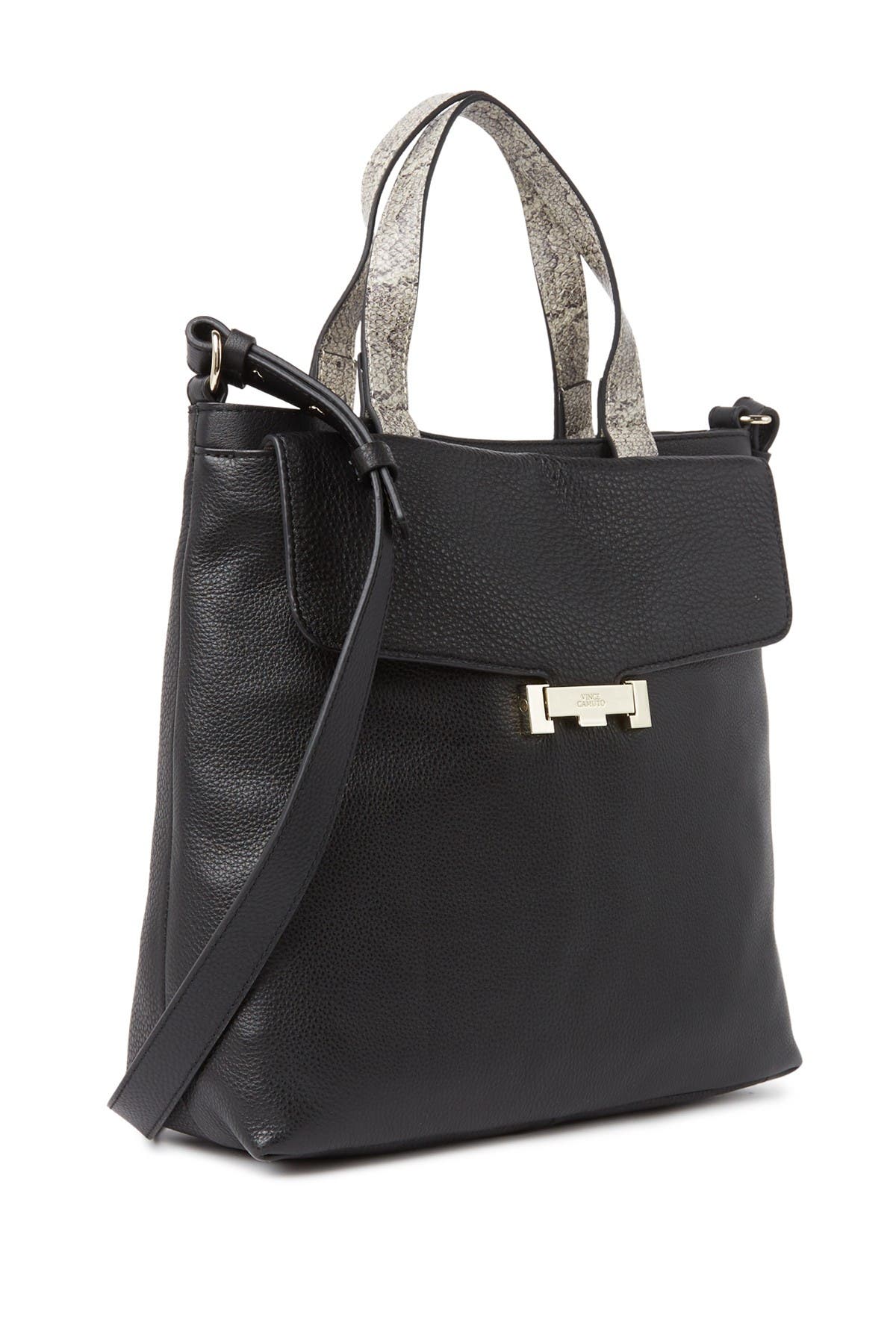 Vince Camuto Vivia Leather Crossbody Tote Bag, Alternate, color, 