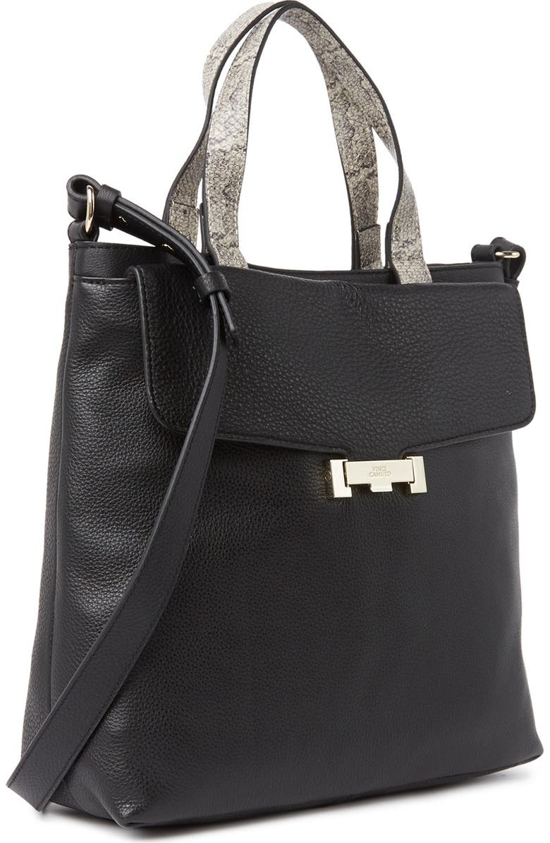 Vince Camuto Vivia Leather Crossbody Tote Bag, Alternate, color,