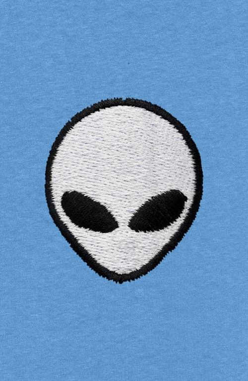 Dalix Mens Lil Alien Midweight Garment Dye Tee