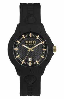 VERSUS Versace Women's Tokyo Pink Dial Silicone Strap Sport Watch, 42mm